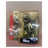 Jerry rice, McFarlane, Oakland Raiders action