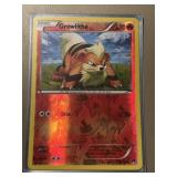 Pokï¿½mon GROWLITHE holo trading card