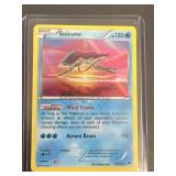 Pokï¿½mon SUICUNE 2016 holo trading card