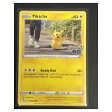 Pokï¿½mon Pikachu trading card