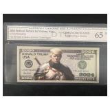 2024 Federal return victory note Donald Trump