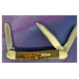 Case XX triple bladed pocket knife # 6313