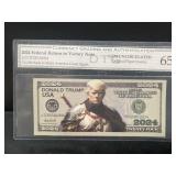 2024 Federal return victory note Donald Trump