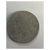 1923 PEACE silver dollar