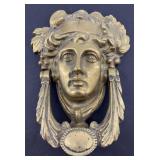 VICTORIAN Brass Door Knocker/PEERAGE ENGLAND