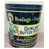 Quinlanï¿½s Butter Sticks Pretzel Can