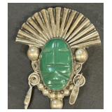 Sterling silver antique brooch