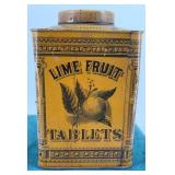 HOADLEY Lime Fruit TABLETS Tin