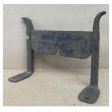 Cast iron mounted bracket hand forged