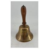 Large Brass School Bell
