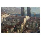 Signed Painting, 'Lago de Garda'