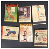 Pin up girls advertising matchbooks