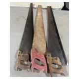 (3) hand saws