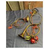 Brass Christmas bugle decorations
