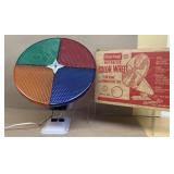 Motorized Christmas tree color wheel with box