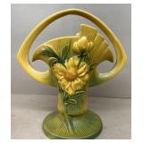 Roseville Peony Basket, 378-10'