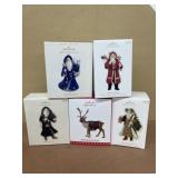 Hallmark father Christmas Christmas ornaments
