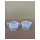 Hobnail cream, and sugar