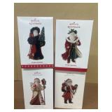 Hallmark father Christmas Christmas ornaments