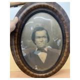 Early oval frame print