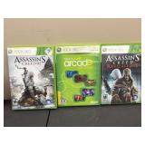 3 XBOX 360 Games
