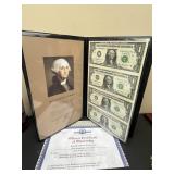 One Dollar Bill Uncut Sheet 2003