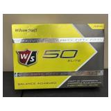 12 Wilson Staff 50-Elite Golf Balls