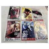 6 Marvel X-Men Comic Books