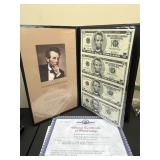 2003 Federal Reserve Uncut $5 Bill Sheet 2003