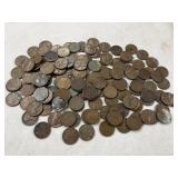 143 Wheat Pennies AS-FOUND Unserached