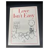 Charlie Brown SCHULZ love isn't easy book