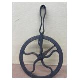 Antique wagon wheel measuring tool