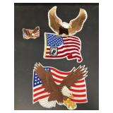 Military eagle patches