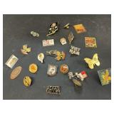 Military and other pin backs