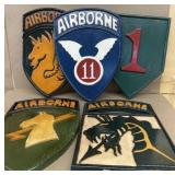 Wooden military airborne decorations
