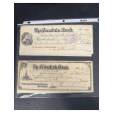 1903 the fountain city Bank checks