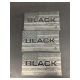 (3) boxes of HORNADY black ammunition 6.8 mm 110