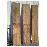 (3) WIDE Boards, Approx. 95' x 19'