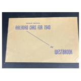 Westbrook Company 1940 Railroad car scale model
