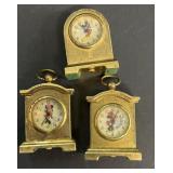 Walt Disney miniature clocks
