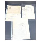 Early 1900s at fountain city, Indiana letters