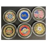 Millatry challenge coins