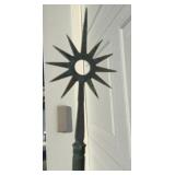 Lightning rod w/ Sunburst Finial
