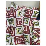 BARKCLOTH mid-century modern curtains