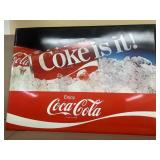 1982 Coca-Cola sign metal
