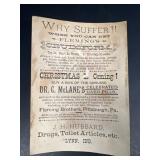 Late 1800s early 1900s Lynn, IN JH Hubbard,