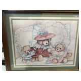 Freeman teddy bear print  22' x 18'