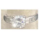 Sterling silver ring size 9 1/2