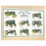 John Deere metal sign