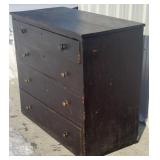 Early Dresser, Dovetailed Case, Chamfered Drawers